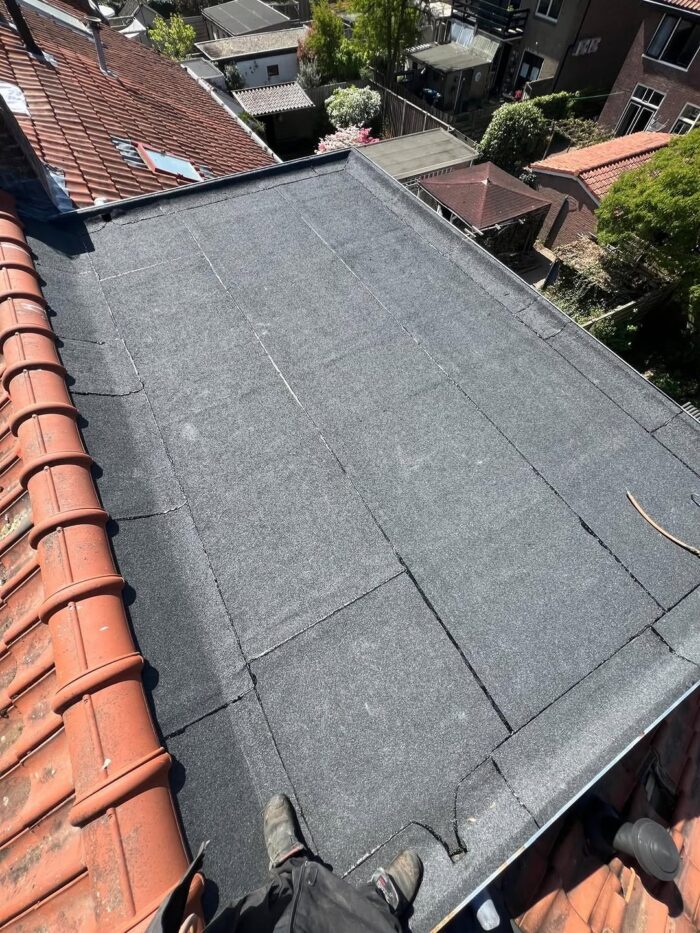 Dakkapel vernieuwd met APP-leislag en herstelde ondervorsten opnieuw 1